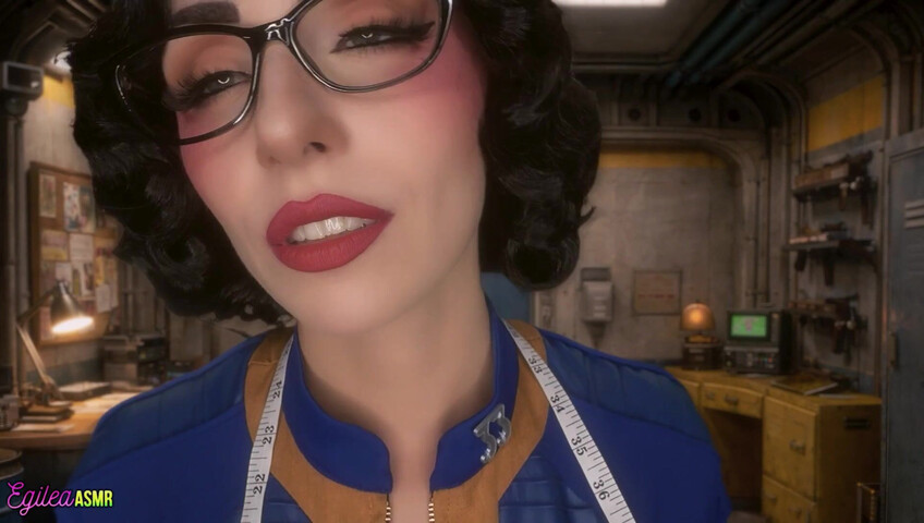 Egilea ASMR - 9 Feb 2026 - [EXCLUSIVE VIDEO] Vault Tailor Notices Your Athletic Build Close Measuring & Kisses