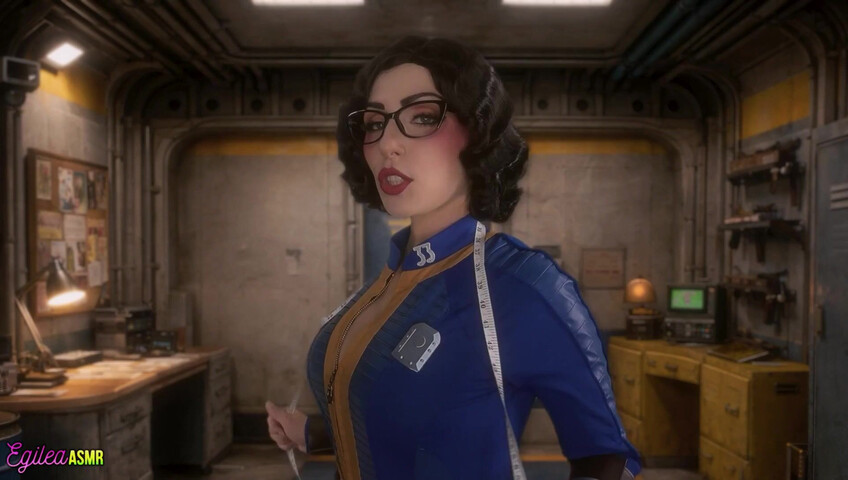 Egilea ASMR - 9 Feb 2026 - [EXCLUSIVE VIDEO] Vault Tailor Notices Your Athletic Build Close Measuring & Kisses