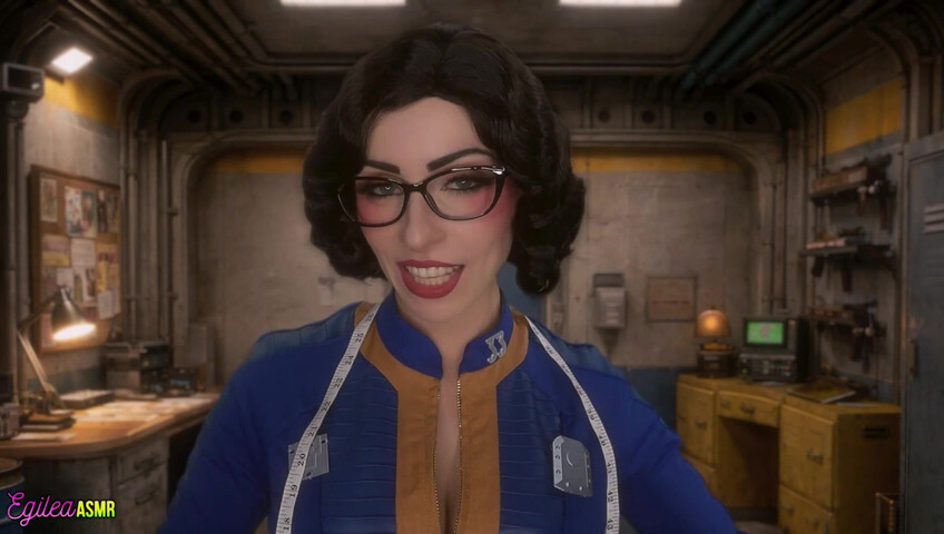 Egilea ASMR - 9 Feb 2026 - [EXCLUSIVE VIDEO] Vault Tailor Notices Your Athletic Build Close Measuring & Kisses