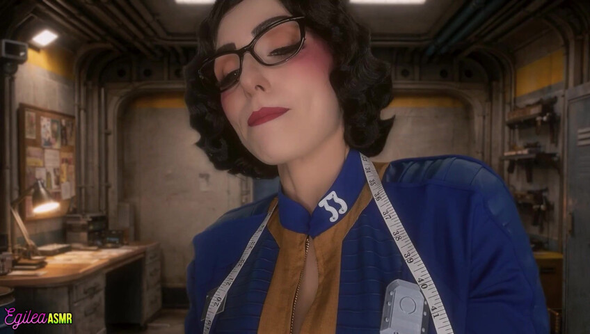 Egilea ASMR - 9 Feb 2026 - [EXCLUSIVE VIDEO] Vault Tailor Notices Your Athletic Build Close Measuring & Kisses