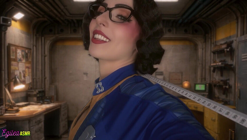 Egilea ASMR - 9 Feb 2026 - [EXCLUSIVE VIDEO] Vault Tailor Notices Your Athletic Build Close Measuring & Kisses