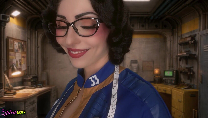 Egilea ASMR - 9 Feb 2026 - [EXCLUSIVE VIDEO] Vault Tailor Notices Your Athletic Build Close Measuring & Kisses