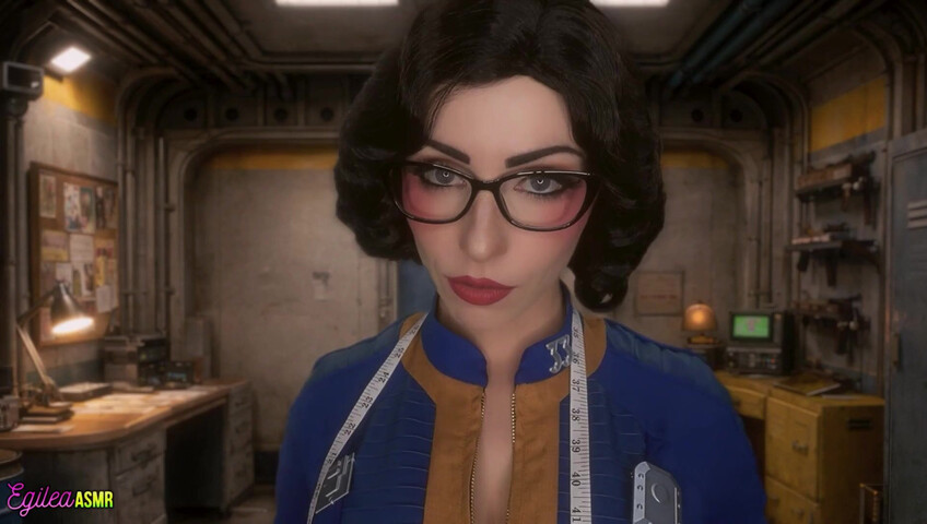 Egilea ASMR - 9 Feb 2026 - [EXCLUSIVE VIDEO] Vault Tailor Notices Your Athletic Build Close Measuring & Kisses