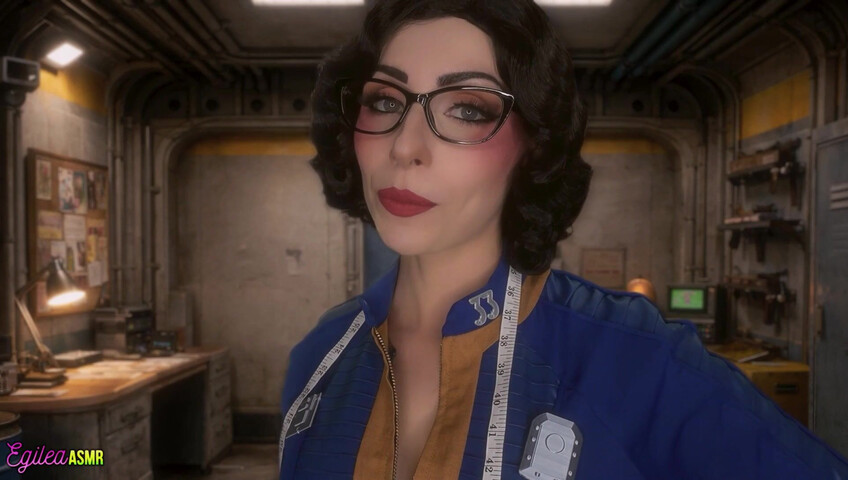 Egilea ASMR - 9 Feb 2026 - [EXCLUSIVE VIDEO] Vault Tailor Notices Your Athletic Build Close Measuring & Kisses