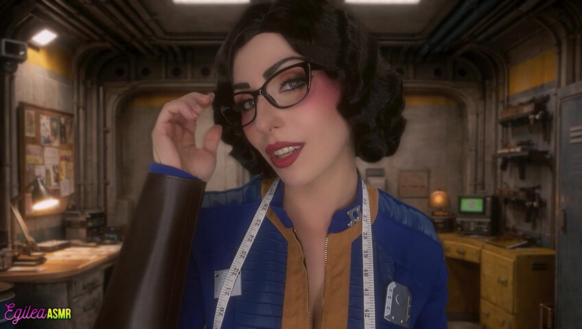 Egilea ASMR - 9 Feb 2026 - [EXCLUSIVE VIDEO] Vault Tailor Notices Your Athletic Build Close Measuring & Kisses