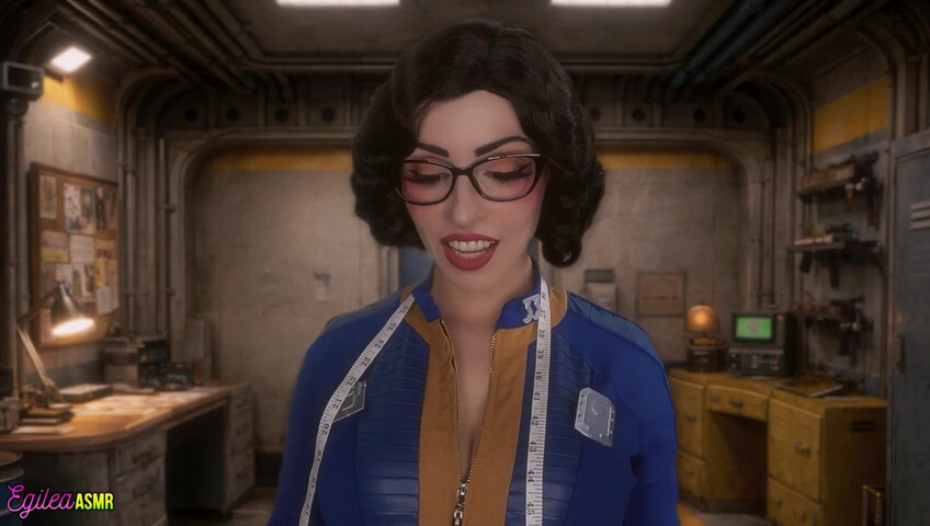 Egilea ASMR - 9 Feb 2026 - [EXCLUSIVE VIDEO] Vault Tailor Notices Your Athletic Build Close Measuring & Kisses