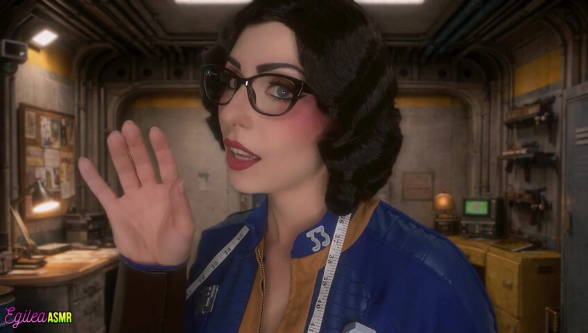 Egilea ASMR - 9 Feb 2026 - [EXCLUSIVE VIDEO] Vault Tailor Notices Your Athletic Build Close Measuring & Kisses