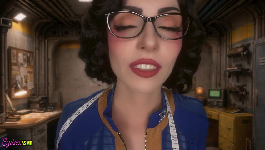 Egilea ASMR - 9 Feb 2026 - [EXCLUSIVE VIDEO] Vault Tailor Notices Your Athletic Build Close Measuring & Kisses