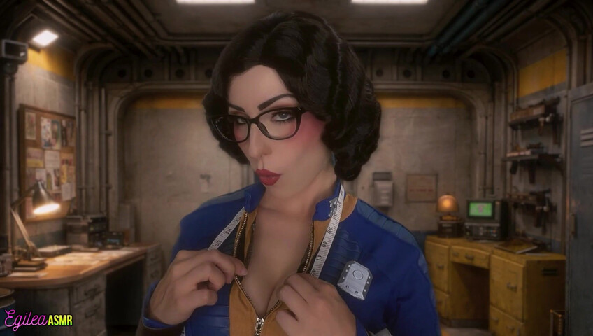 Egilea ASMR - 9 Feb 2026 - [EXCLUSIVE VIDEO] Vault Tailor Notices Your Athletic Build Close Measuring & Kisses