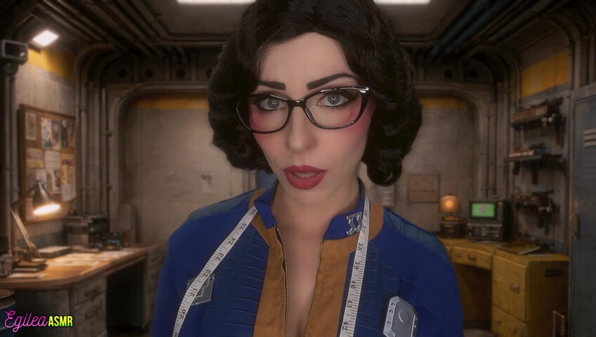 Egilea ASMR - 9 Feb 2026 - [EXCLUSIVE VIDEO] Vault Tailor Notices Your Athletic Build Close Measuring & Kisses