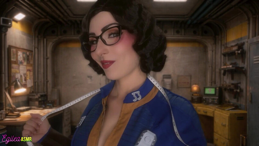 Egilea ASMR - 9 Feb 2026 - [EXCLUSIVE VIDEO] Vault Tailor Notices Your Athletic Build Close Measuring & Kisses