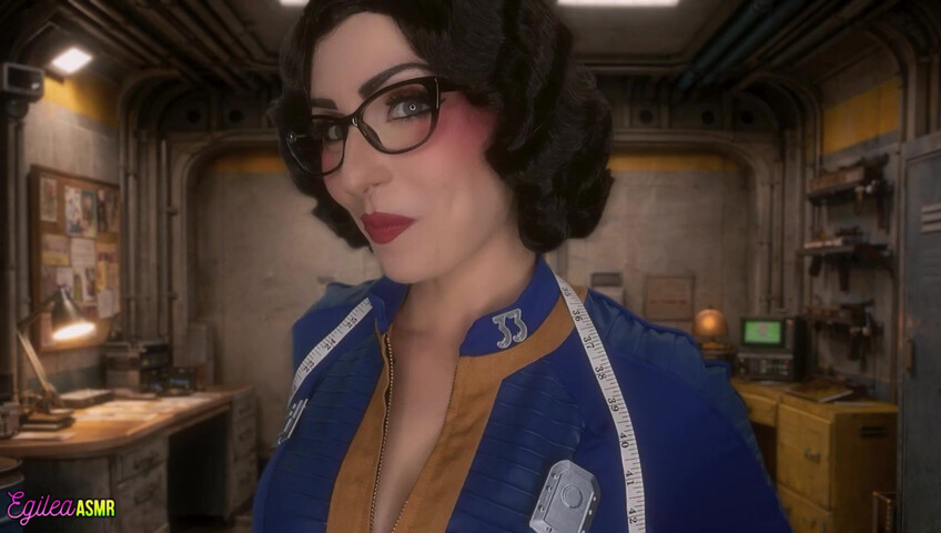 Egilea ASMR - 9 Feb 2026 - [EXCLUSIVE VIDEO] Vault Tailor Notices Your Athletic Build Close Measuring & Kisses