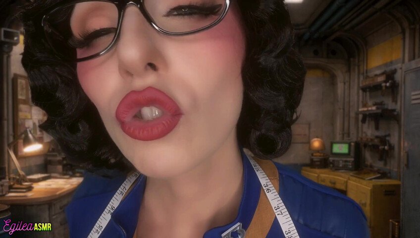 Egilea ASMR - 9 Feb 2026 - [EXCLUSIVE VIDEO] Vault Tailor Notices Your Athletic Build Close Measuring & Kisses