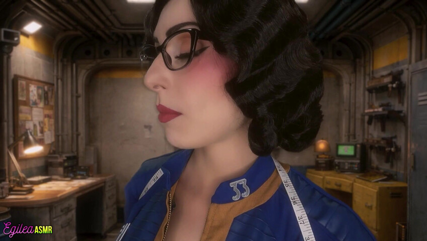 Egilea ASMR - 9 Feb 2026 - [EXCLUSIVE VIDEO] Vault Tailor Notices Your Athletic Build Close Measuring & Kisses