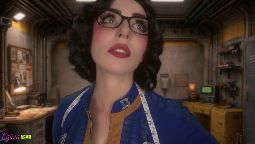 Egilea ASMR - 9 Feb 2026 - [EXCLUSIVE VIDEO] Vault Tailor Notices Your Athletic Build Close Measuring & Kisses