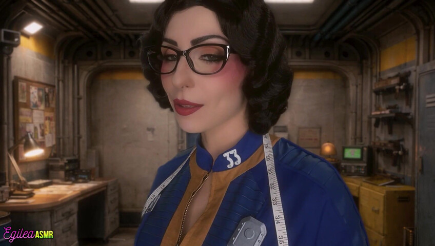 Egilea ASMR - 9 Feb 2026 - [EXCLUSIVE VIDEO] Vault Tailor Notices Your Athletic Build Close Measuring & Kisses