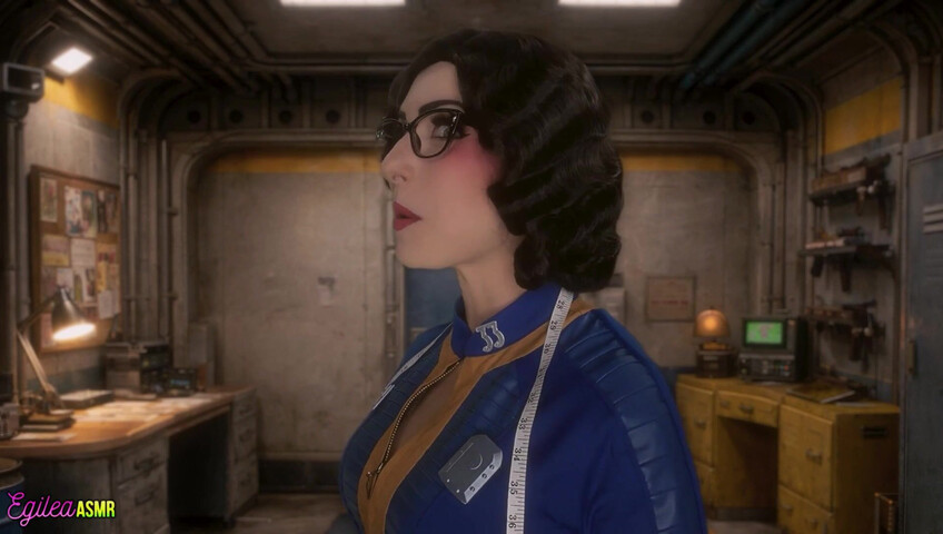 Egilea ASMR - 9 Feb 2026 - [EXCLUSIVE VIDEO] Vault Tailor Notices Your Athletic Build Close Measuring & Kisses