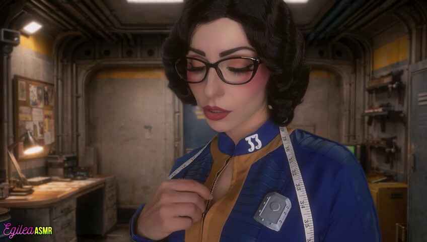 Egilea ASMR - 9 Feb 2026 - [EXCLUSIVE VIDEO] Vault Tailor Notices Your Athletic Build Close Measuring & Kisses