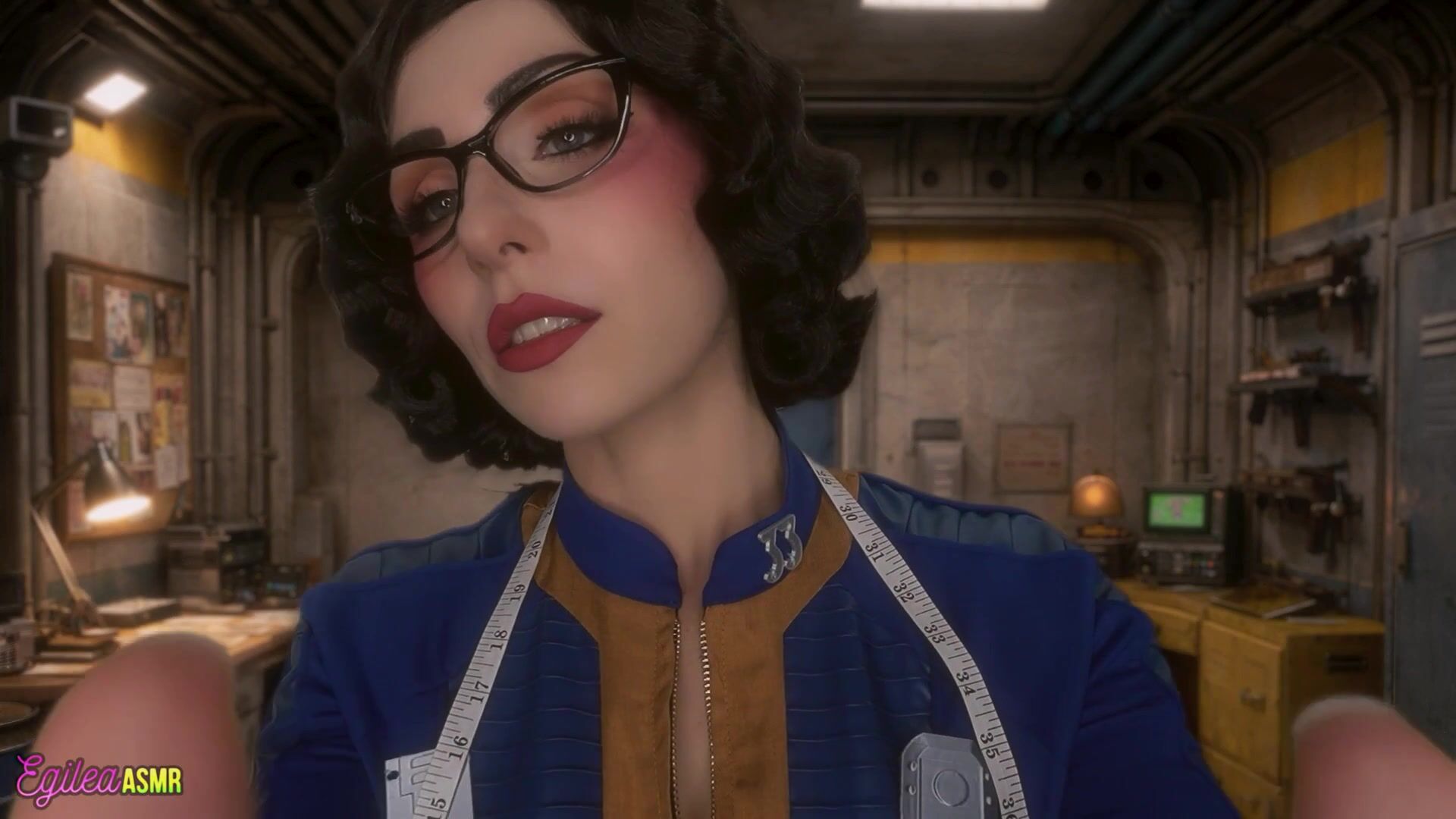 Egilea ASMR - 9 Feb 2026 - [EXCLUSIVE VIDEO] Vault Tailor Notices Your Athletic Build Close Measuring & Kisses