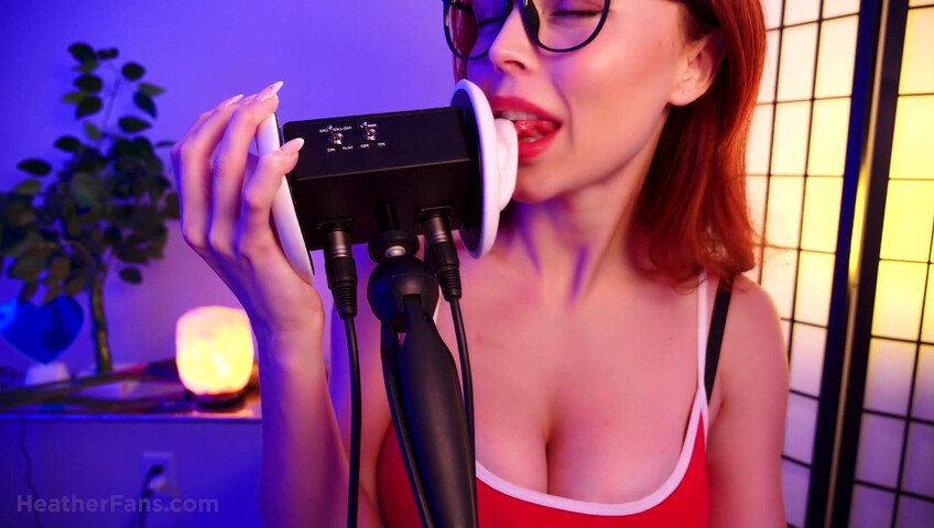 HeatheredEffect - EXCLUSIVE PATREON | Ear Eating & Red Dress