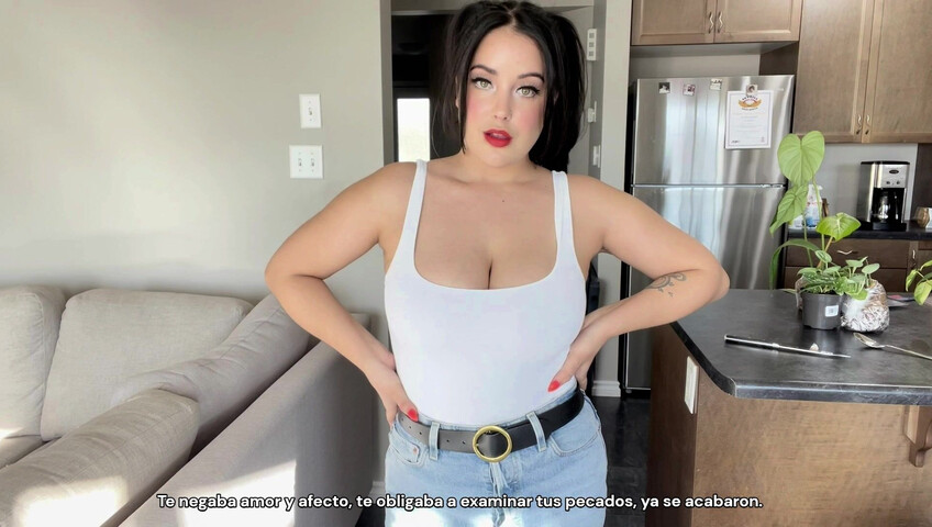 Una zorra demonio posee a tu madrastra religiosa