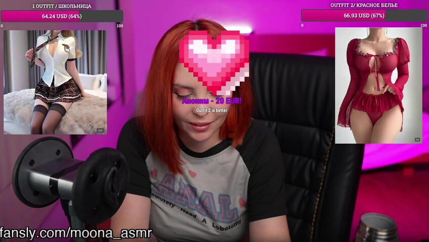 Moona ASMR - 14 Feb 2026 - Fansly Live Stream | HOT Highlights Only