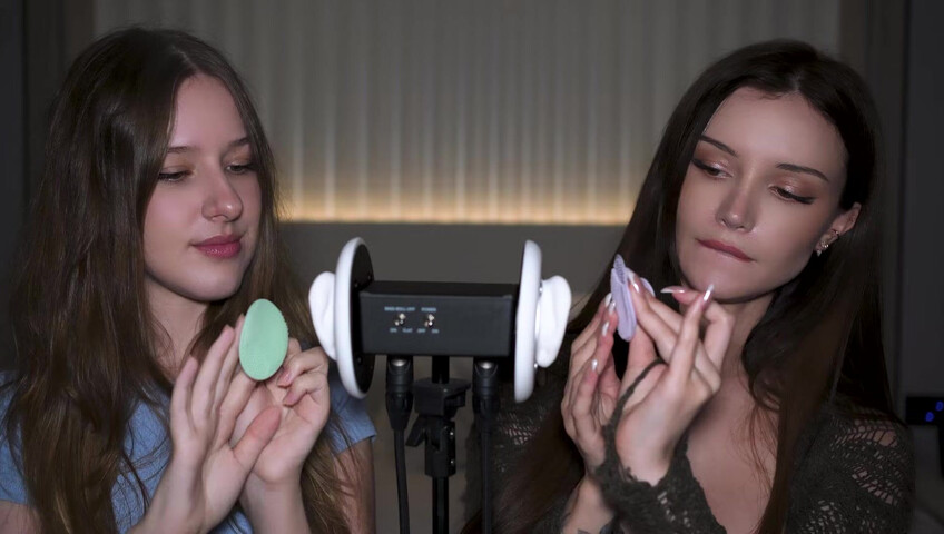 Dainty Wilder - 2 Girls, 1 3Dio mic... (ft. ‪DiddlyASMR‬) | SFW