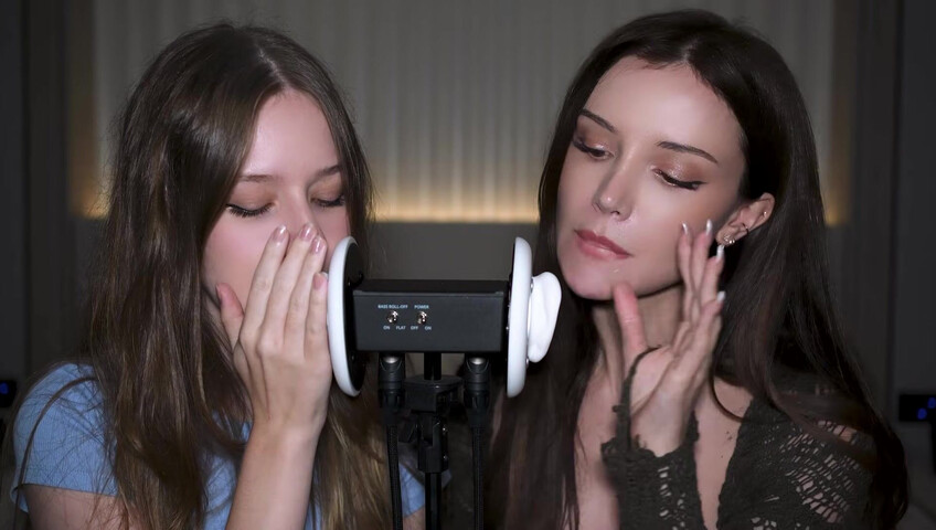 Dainty Wilder - 2 Girls, 1 3Dio mic... (ft. ‪DiddlyASMR‬) | SFW