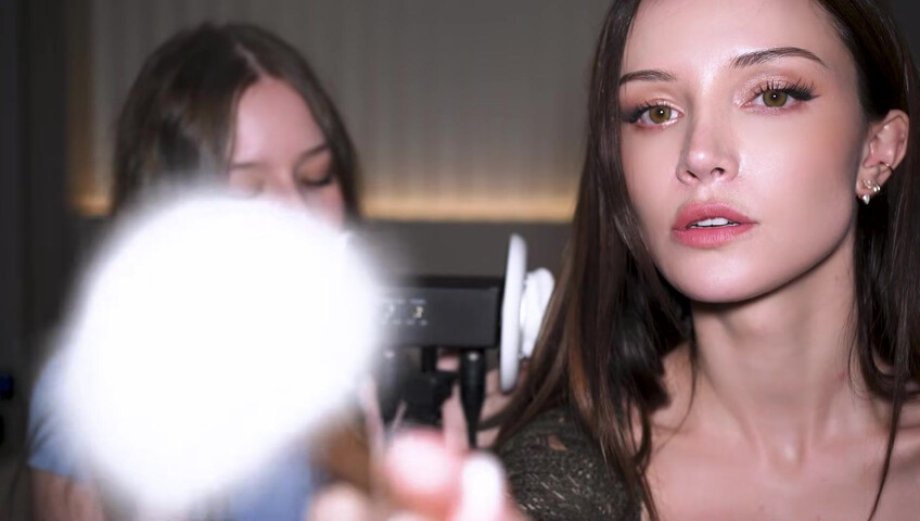 Dainty Wilder - 2 Girls, 1 3Dio mic... (ft. ‪DiddlyASMR‬) | SFW