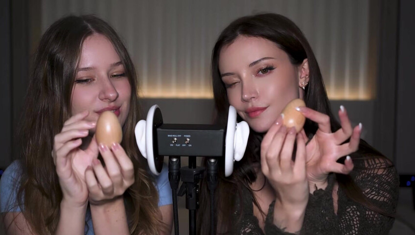 Dainty Wilder - 2 Girls, 1 3Dio mic... (ft. ‪DiddlyASMR‬) | SFW