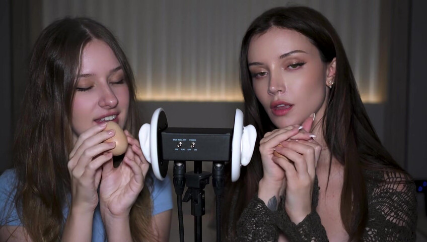 Dainty Wilder - 2 Girls, 1 3Dio mic... (ft. ‪DiddlyASMR‬) | SFW