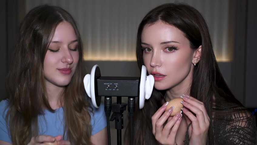 Dainty Wilder - 2 Girls, 1 3Dio mic... (ft. ‪DiddlyASMR‬) | SFW