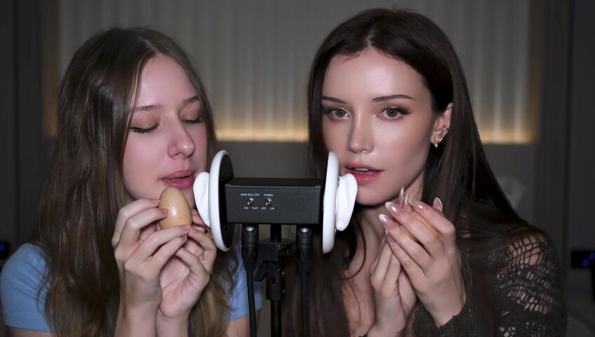 Dainty Wilder - 2 Girls, 1 3Dio mic... (ft. ‪DiddlyASMR‬) | SFW