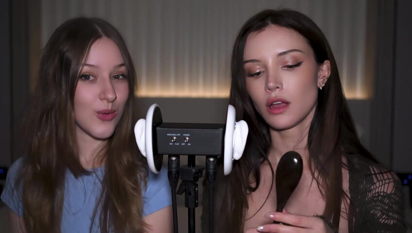 Dainty Wilder - 2 Girls, 1 3Dio mic... (ft. ‪DiddlyASMR‬) | SFW