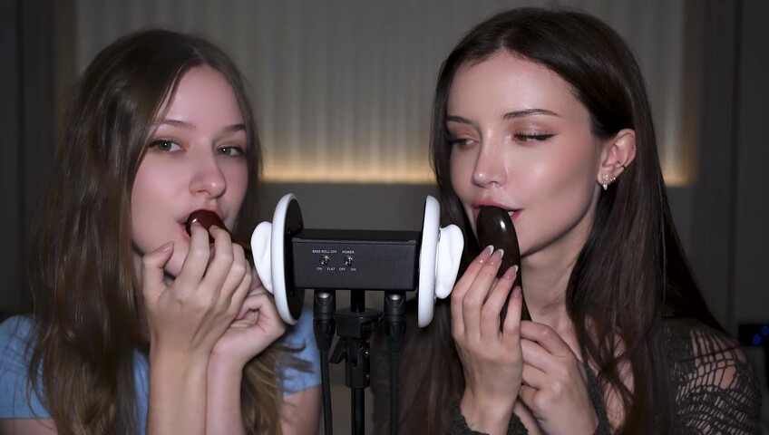 Dainty Wilder - 2 Girls, 1 3Dio mic... (ft. ‪DiddlyASMR‬) | SFW