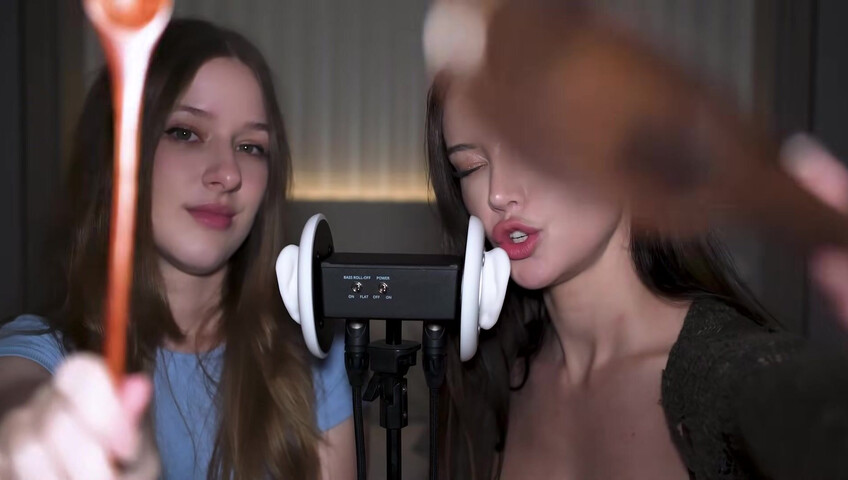 Dainty Wilder - 2 Girls, 1 3Dio mic... (ft. ‪DiddlyASMR‬) | SFW