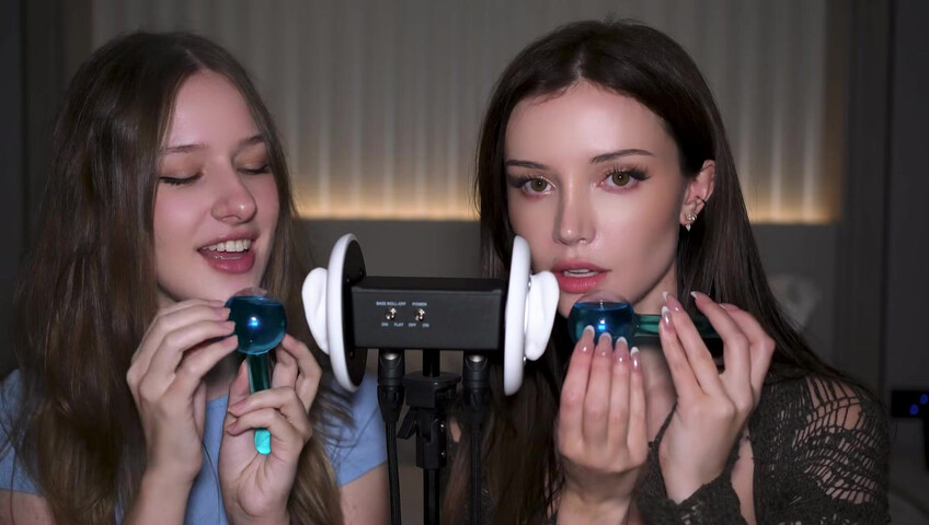 Dainty Wilder - 2 Girls, 1 3Dio mic... (ft. ‪DiddlyASMR‬) | SFW