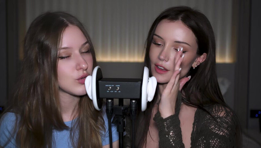 Dainty Wilder - 2 Girls, 1 3Dio mic... (ft. ‪DiddlyASMR‬) | SFW