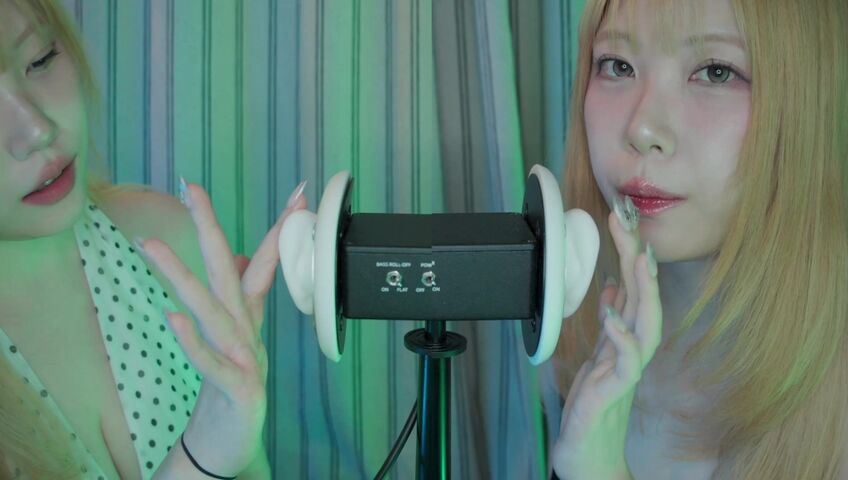 DOOBOO ASMR - 26 Feb 2026 -ASMR Twins Tease the 3DIO Microphone! (No Talking, Ear Licking, Kisses) (Patreon)