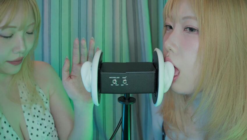DOOBOO ASMR - 26 Feb 2026 -ASMR Twins Tease the 3DIO Microphone! (No Talking, Ear Licking, Kisses) (Patreon)