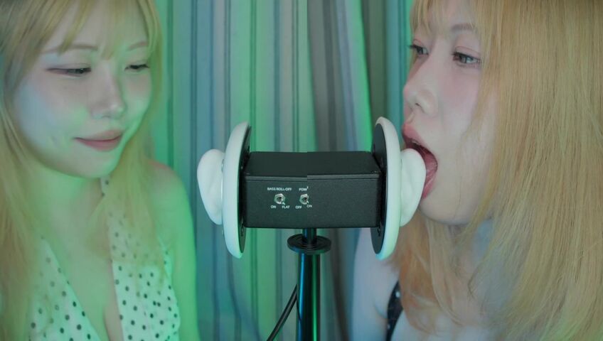 DOOBOO ASMR - 26 Feb 2026 -ASMR Twins Tease the 3DIO Microphone! (No Talking, Ear Licking, Kisses) (Patreon)