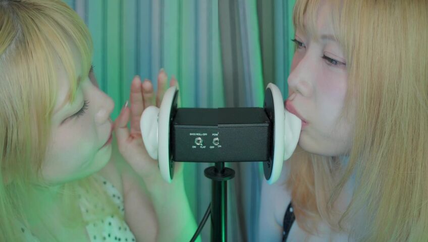 DOOBOO ASMR - 26 Feb 2026 -ASMR Twins Tease the 3DIO Microphone! (No Talking, Ear Licking, Kisses) (Patreon)