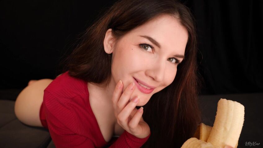 KittyKlaw ASMR - 27 Feb 2026 - Banana Sucking & Eating | Kissing & Mouth Sound | Boosty Leaked