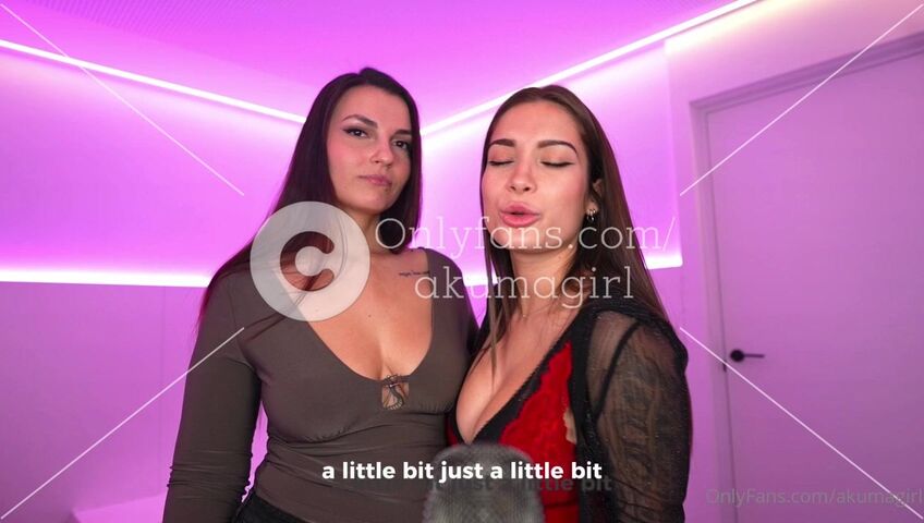 Akuma ASMR - 16 Feb 2026 - PPV G/G Wet Kisses | Qué cariñosas nos ponemos…