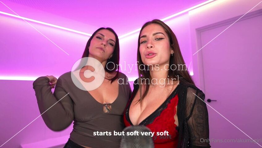 Akuma ASMR - 16 Feb 2026 - PPV G/G Wet Kisses | Qué cariñosas nos ponemos…