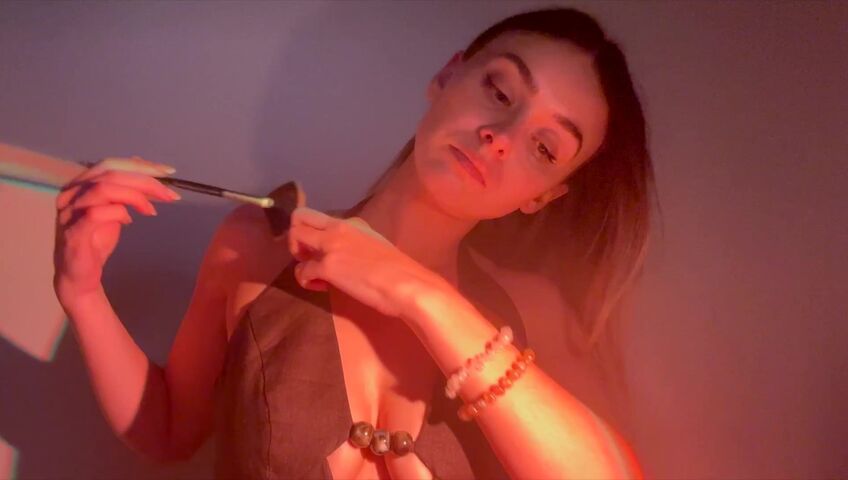 Simply Kel ASMR - Gentle Skin Scratching Brushing, Fabric Sounds, Collarbone Tapping & Massage