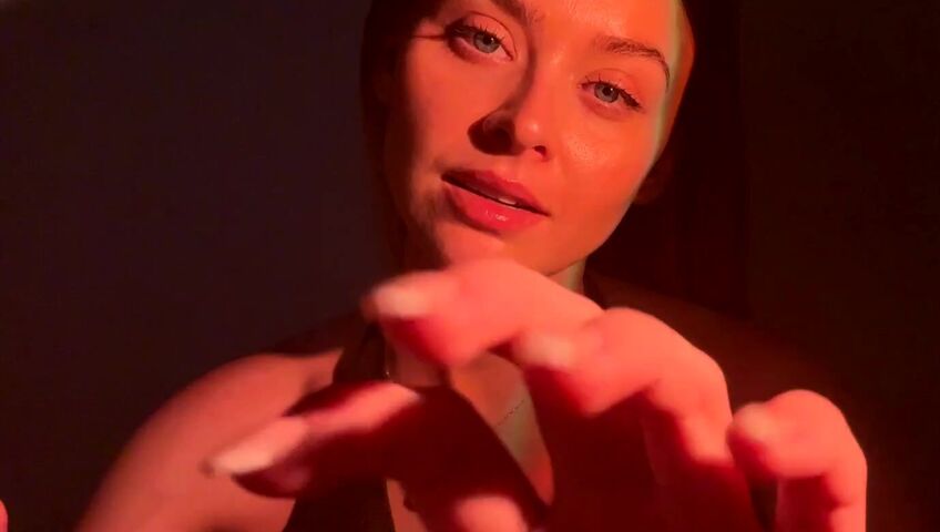 Simply Kel ASMR - Gentle Skin Scratching Brushing, Fabric Sounds, Collarbone Tapping & Massage