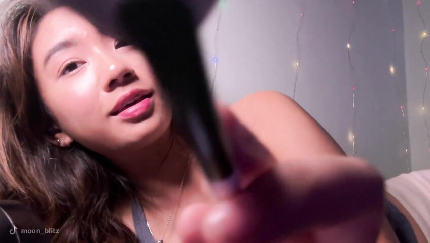 Moon Blitz ASMR - Cozy night with her