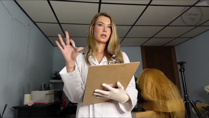 Sabrina Vaz - $69PPV | BG X-RATED ROLE PLAY DR SABRINA EXAMINES YOUR COCK PART 1