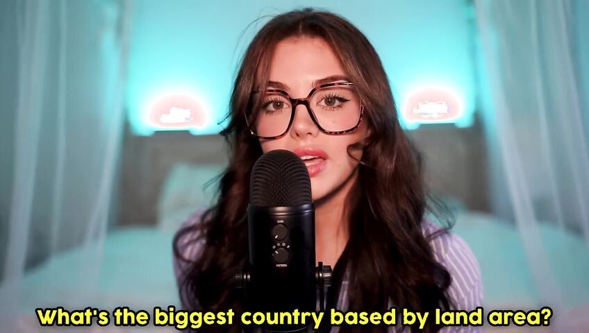 asmr geography quiz... (each question gets harder)